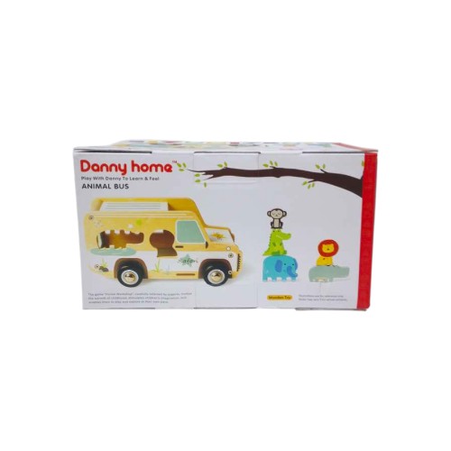 DANNYHOME ANIMAL BUS TOY