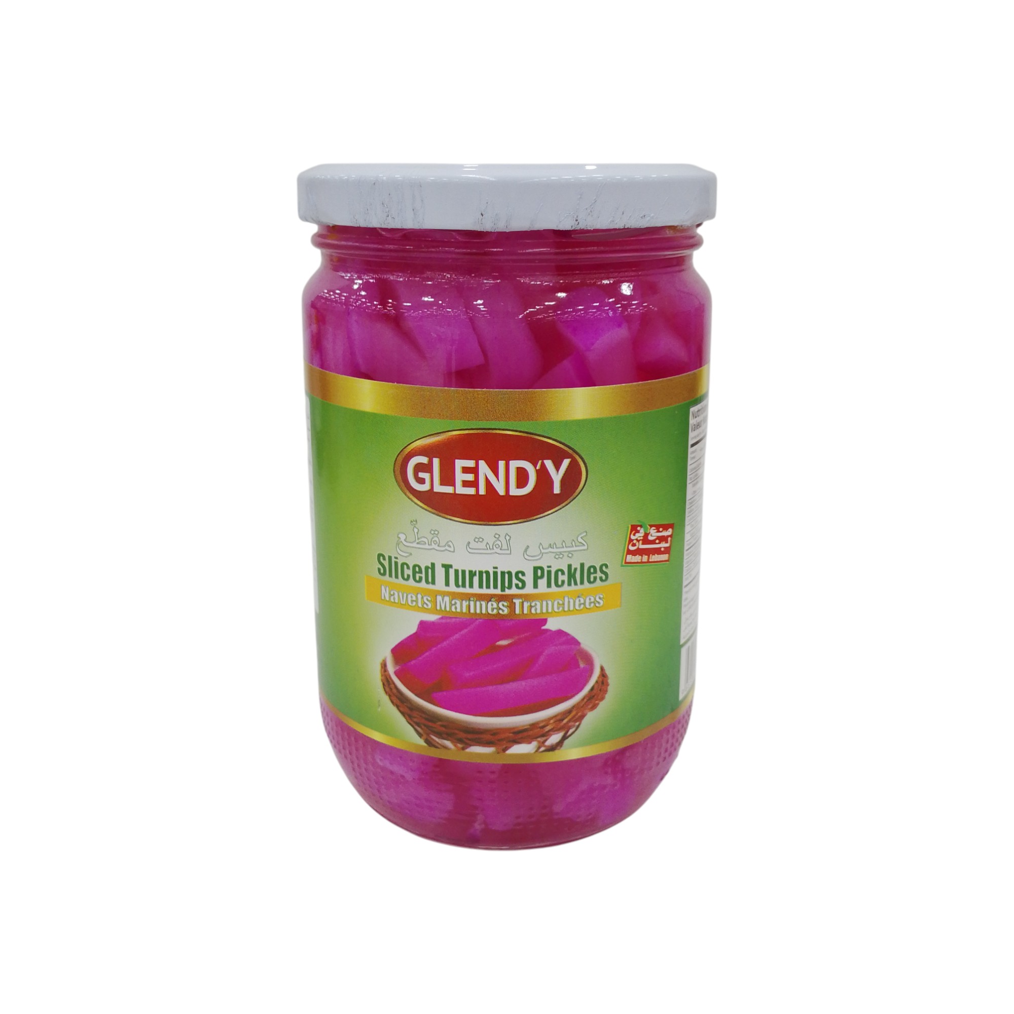 GLENDY TURNIPS PICKELS GLASS 66